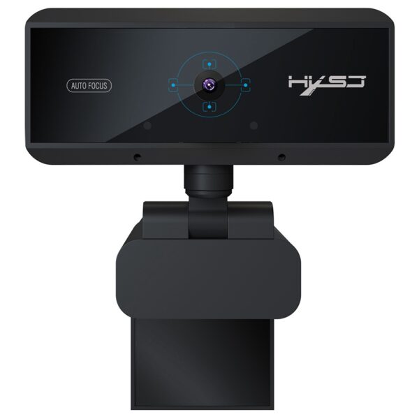 HXSJ S3 1080P HD Webcam 5MP Auto Focus Built-in Microphone Adjustable Angle Support Video Conference For Desktop PC / Laptop - Black